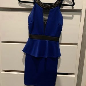 Cute blue party dress! XS